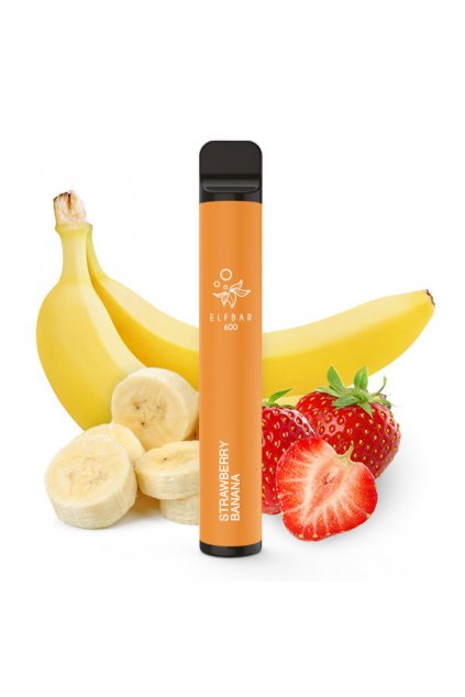 Elf Bar 600 Strawberry Banana Disposable Vape Pen