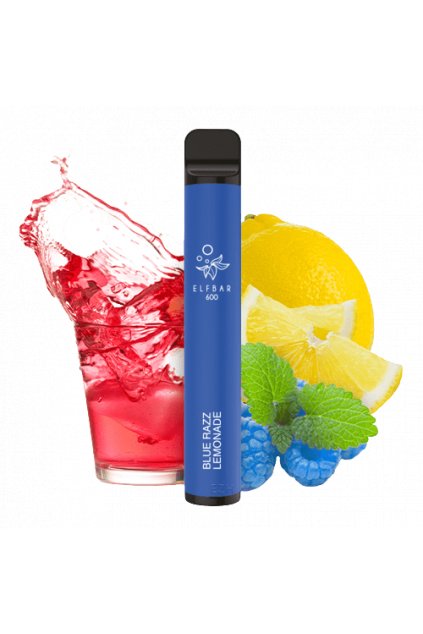 Blue Razz Lemonade - Elf Bar 600 Bouffée Disposable Vape