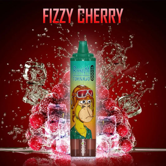 Puff RandM Tornado 15000 Cigarette électronique Jetable - Cherry Fizzy