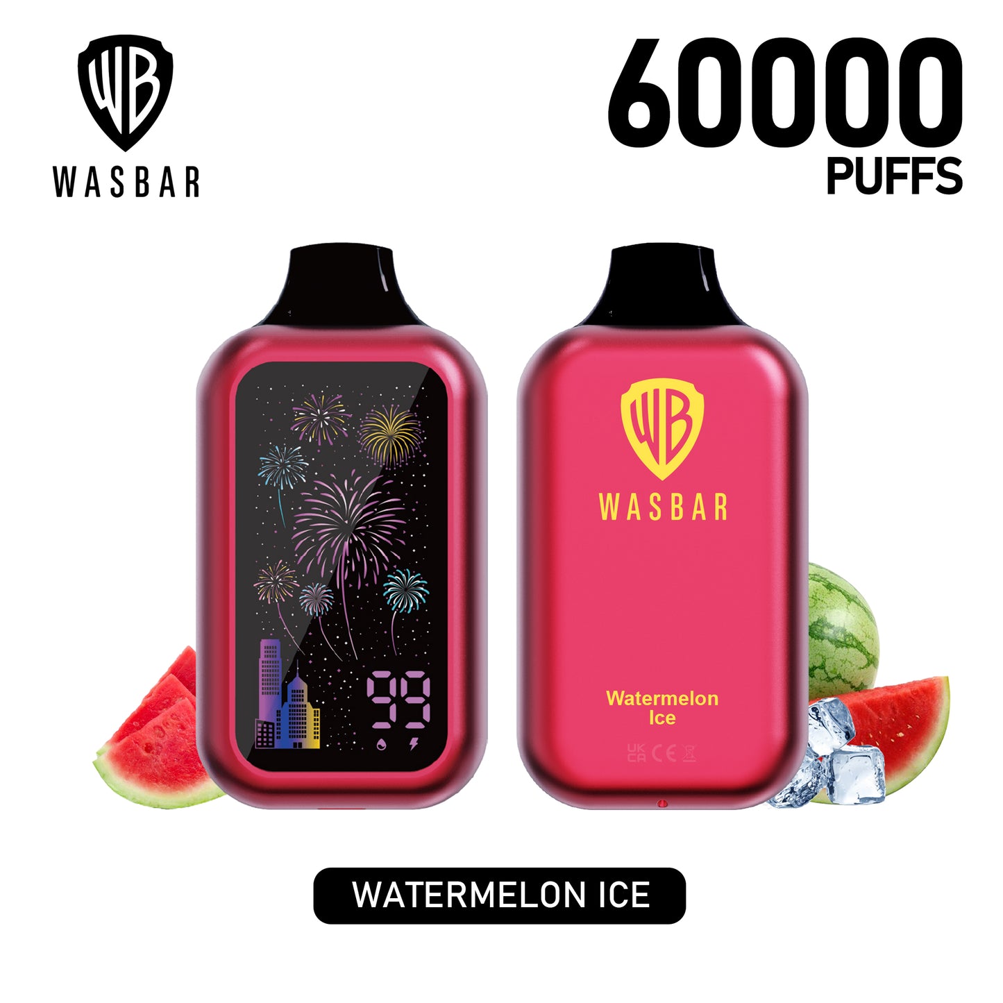 Dual Mesh Coil WASBAR 60K Watermelon Ice