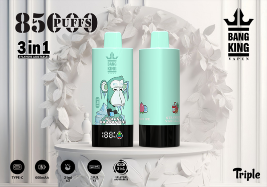 Prix Puff 85K Bouffees Bang King Triple 85K Puffs Cigarette électronique Jetable