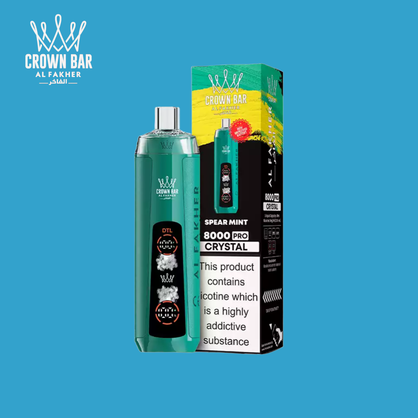 Al Fakher Vape 8K Taff Spearmint