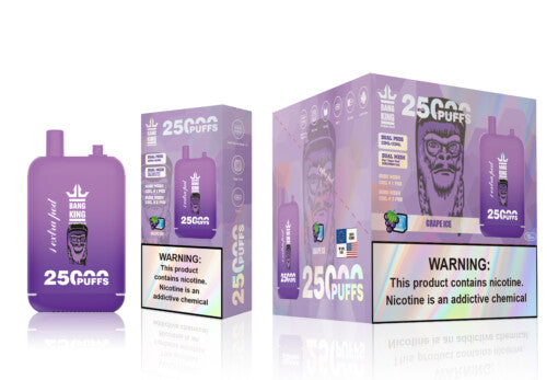 Prix Puff 25000 Taff Rechargeable Cigarette électronique Jetable Grape Ice Gout
