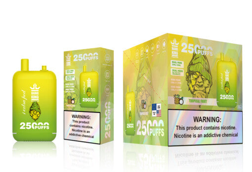 Tropical Fruit Goût de Puff 25K Taff Vape Jetable with 46 ml E-liquide