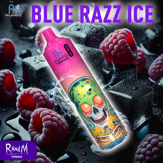 Fumot Vape Jetable Puff 30000 Taff Music - Blue Razz Ice Saveur