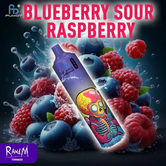 Puff 30K Taff Prix Music Version Blueberry Sour Raspberry Saveur Vape Jetable