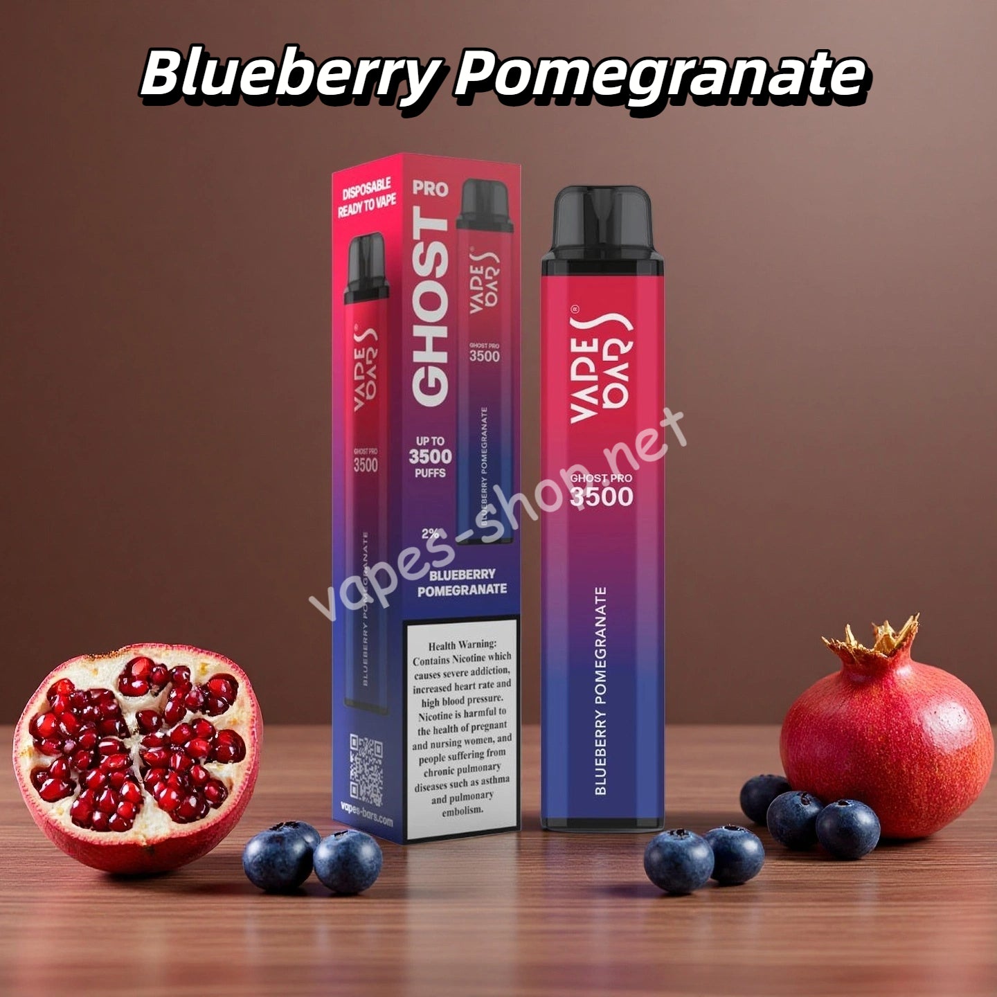 Vapes Bar Ghost Pro Prix Puff 3500 Taff Blueberry Pomegranate Gout Vape Jetable Vapes-Shop Vapes Bar Ghost Pro Prix Puff 3500 Taff Blueberry Pomegranate Gout Vape Jetable Vapes-Shop