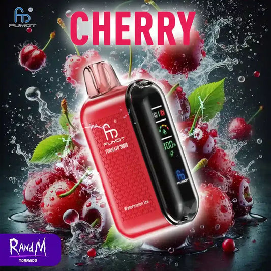 Randm Vape Puff 20K Bouffees with Résistance Mesh - Cherry Gout