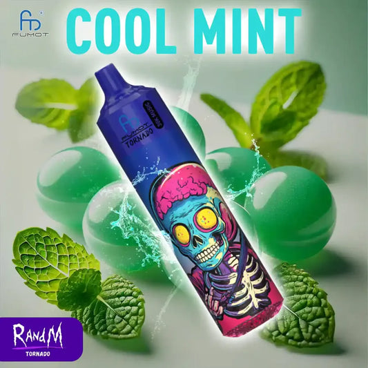 Randm Tornado Vape Jetable Puff 30K Taff Cool Mint Gout Cigarette électronique Jetable