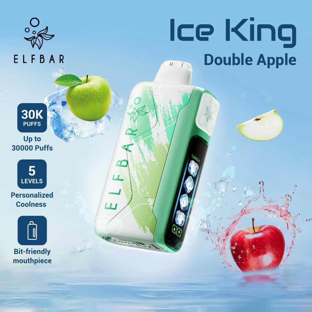 Puff 30000 Taff Double Apple Gout Vape Jetable with 5% Nicotine