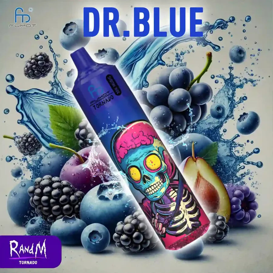 Fumot Vape Randm 30000 Puffs Gout Cigarette électronique Jetable - Dr Blue