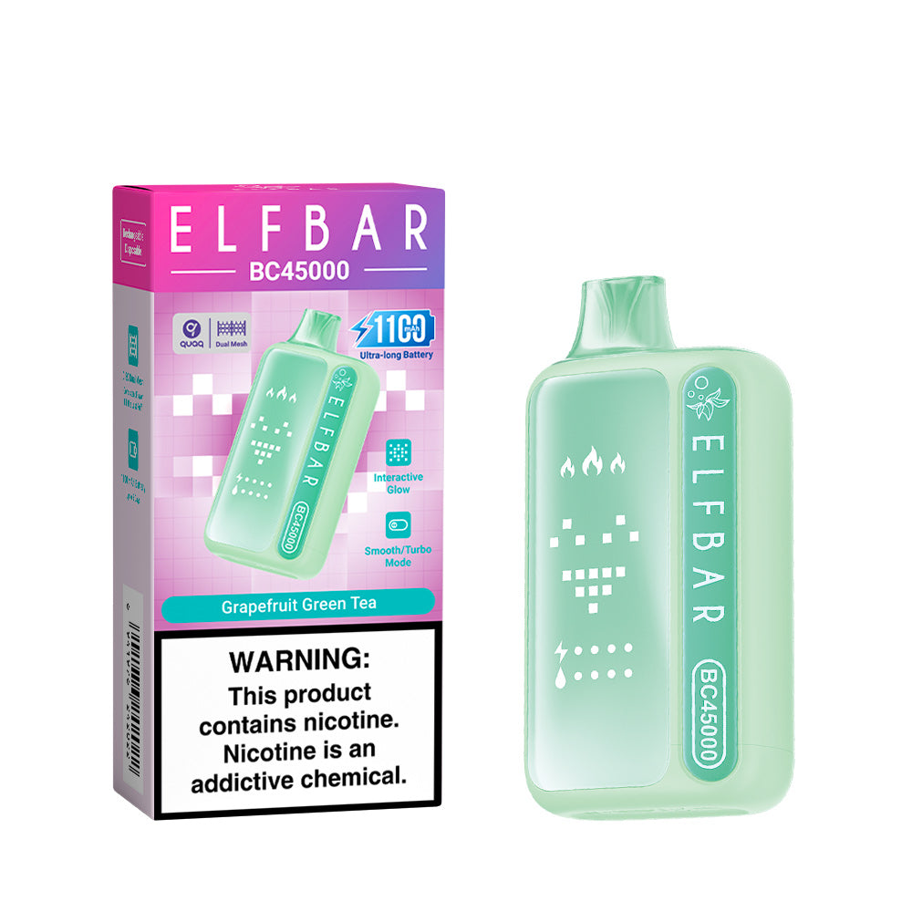 ELF BAR BC45000 45K Taff Grapefruit Green Tea