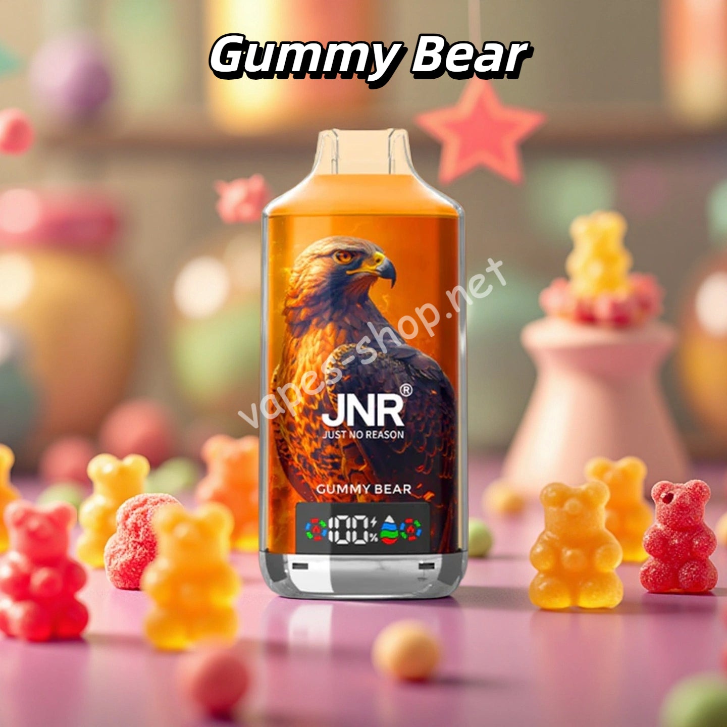 JNR Falcon- X 18k Puff 18000 Taff Vape Jetable Gummy Bear Saveur Vapes-Shop JNR Falcon- X 18k Puff 18000 Taff Vape Jetable Gummy Bear Saveur Vapes-Shop