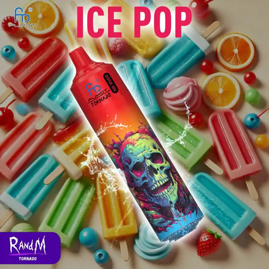 Fumot Vape Randm Tornado 30000 Puffs Vape Jetable with Batterie Rechargeable - Ice PoP
