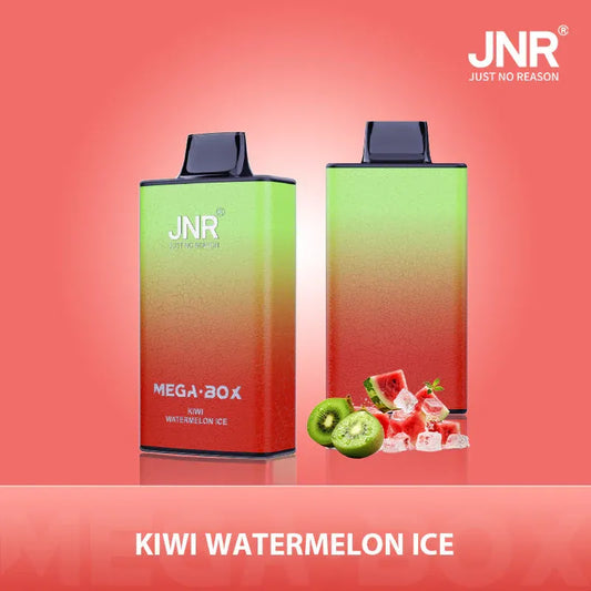Kiwi Watermelon Ice Saveur - JNR Mega Box 25000 Puffs 25K Taff Vape Jetable