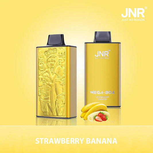 Strawberry Banana Gout - Puffs JNR Mega Box Puff 25K Bouffées Vape Jetables