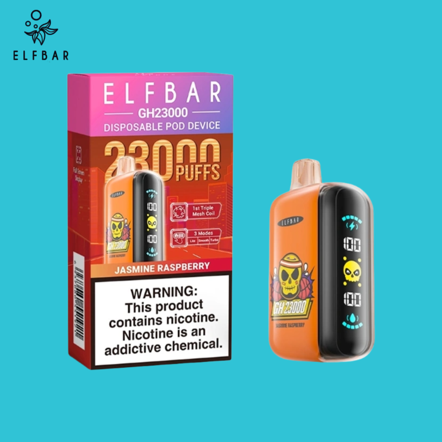 Elfbar GH23000 Jasmine Raspberry Goût