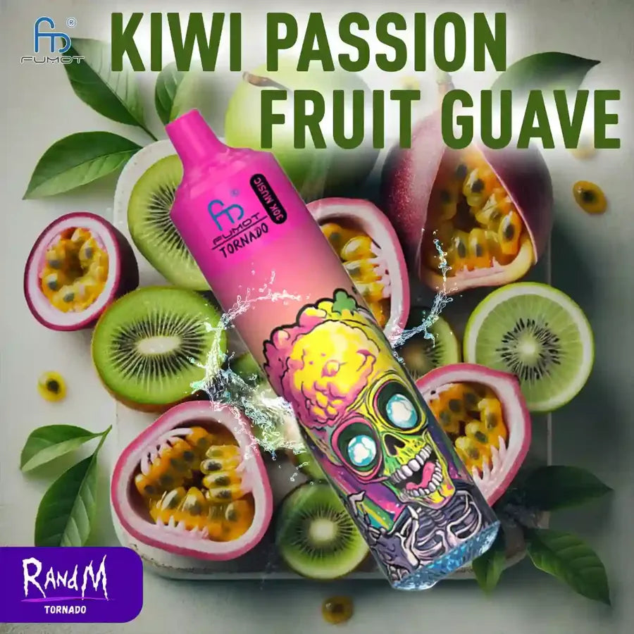Big Puff 30K Vape Jetable with LED - Kiwi Passion Fruit Guava Gout