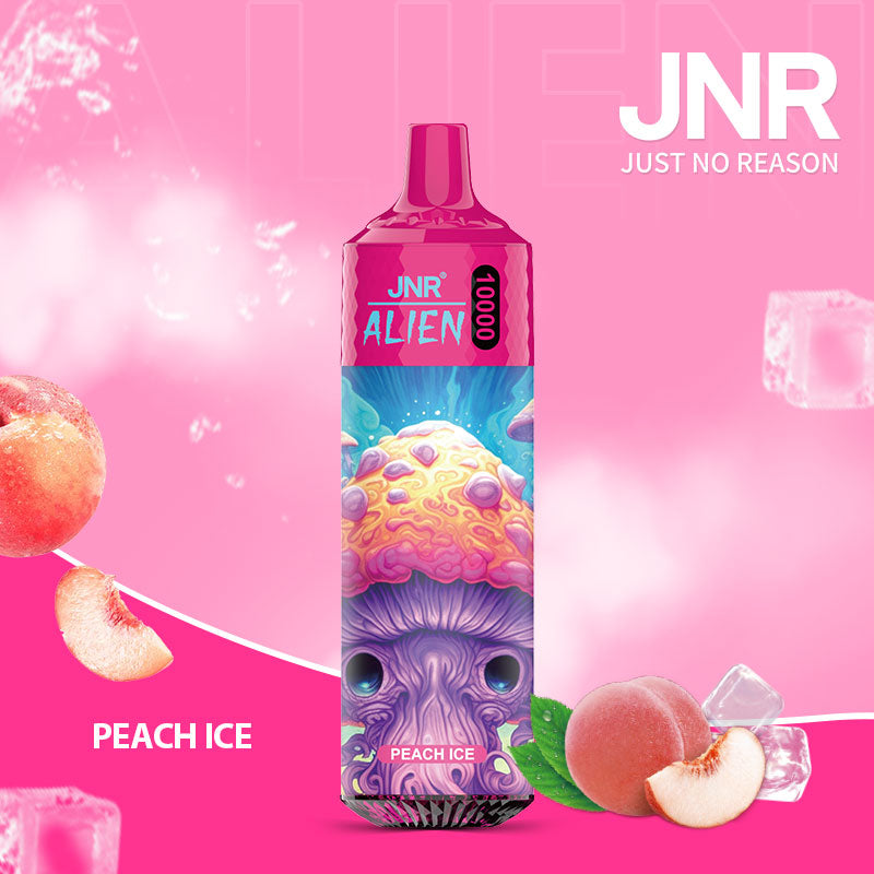 JNR Alien Puff 10K Bouffees Cigarette lectronique Jetable Peach Ice Saveur Vapes-Shop JNR Alien Puff 10K Bouffees Cigarette lectronique Jetable Peach Ice Saveur Vapes-Shop