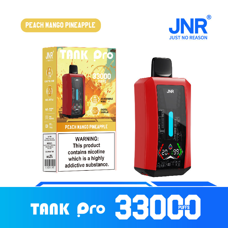 Saveur Peach Mango Pineapple JNR Tank Pro 33000 Vape