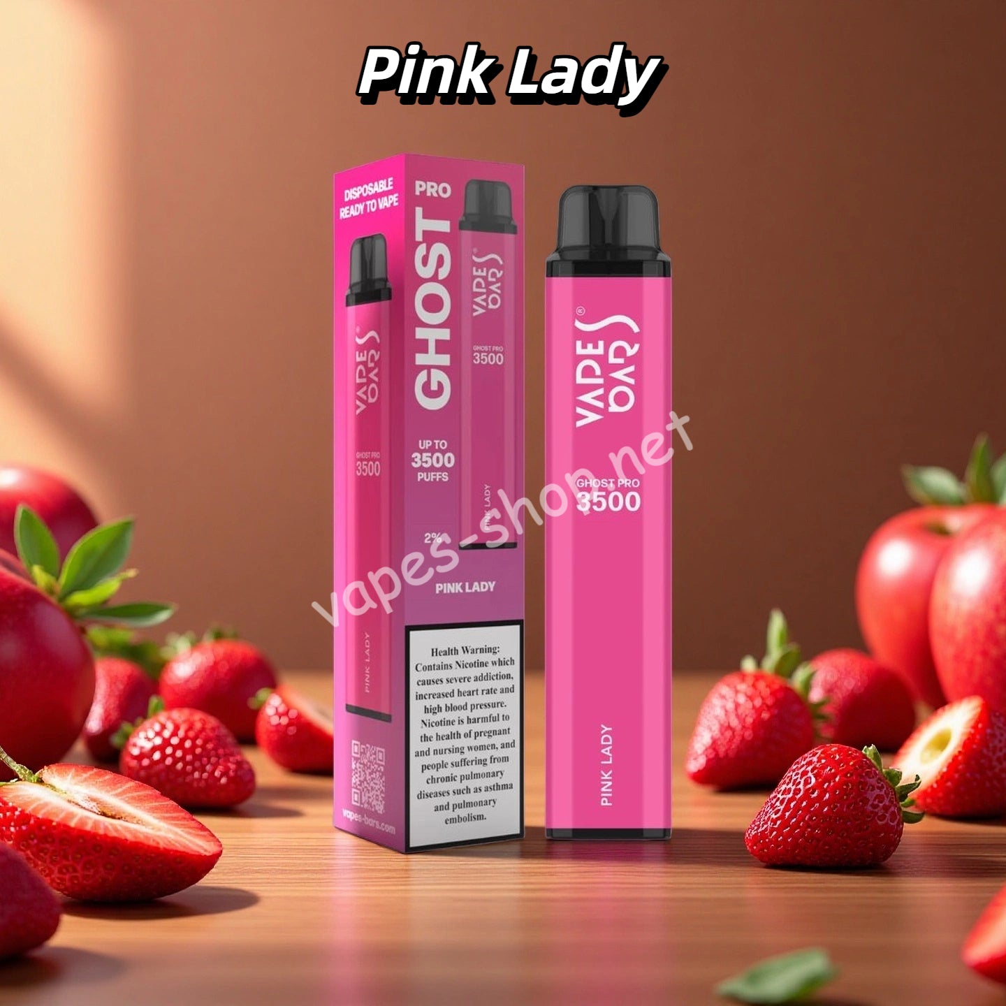 Pink Lady Ghost Pro Puff 3500 Taff