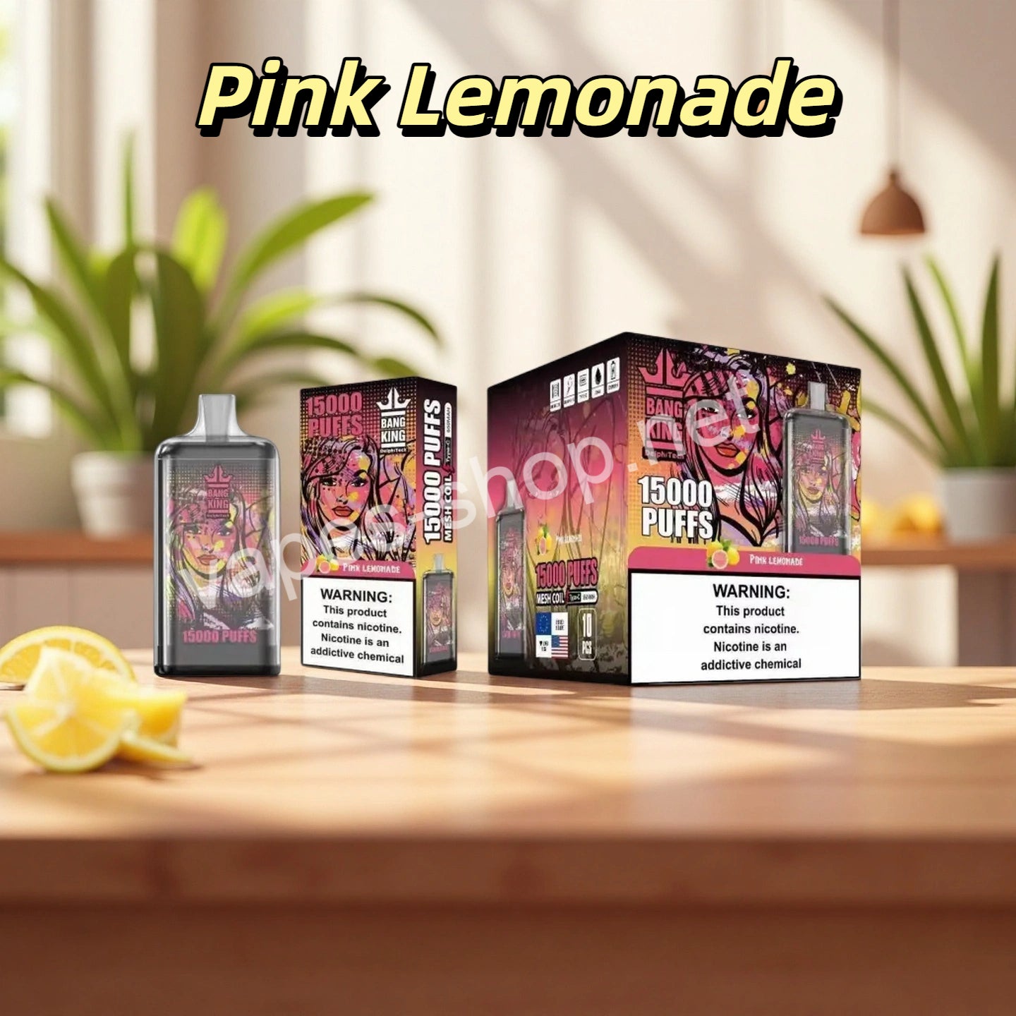 Bang King 15000 Puff Cigarette lectronique - Pink Lemonade Vapes-Shop Bang King 15000 Puff Cigarette lectronique - Pink Lemonade Vapes-Shop