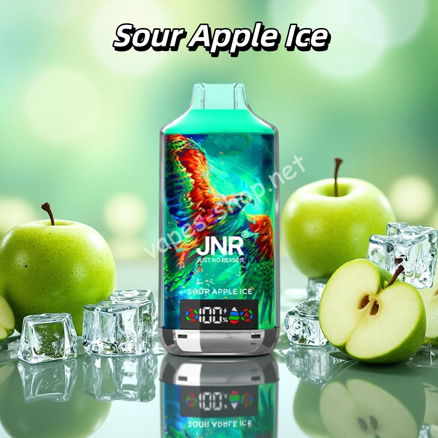 Puff JNR Falcon 18K Puffs Vape Jetable - Sour Apple Ice Vapes-Shop Puff JNR Falcon 18K Puffs Vape Jetable - Sour Apple Ice Vapes-Shop