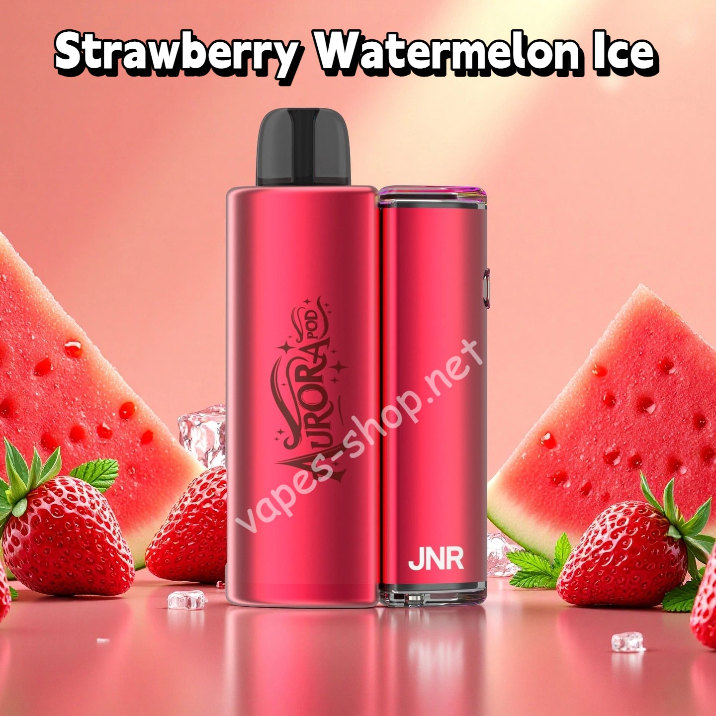 JNR Aurora 27000 Puff Liquide Cigarette électronique Jetable Strawberry  Watermelon Ice Gout – Vapes-Shop