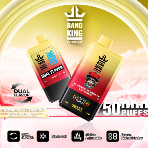 Puff 50000 Tiri Strawberry Watermelon Black Dragon Ice Cigarette électronique Jetable