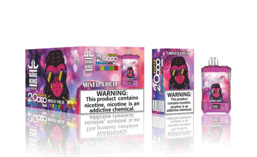 Bang King Vape Puff 20000 Taff Mixed Fruit Cigarette électronique Jetable with LED