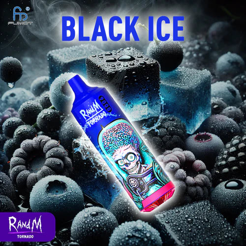 Randm 9000 Puffs Prix Puff 9K Bouffees Cigarette électronique Jetable - Black Ice Gout