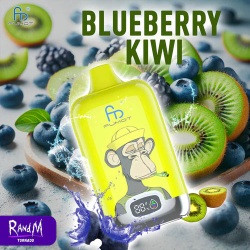 Blueberry Kiwi Randm Tornado Digital Box (12000 Puffs)