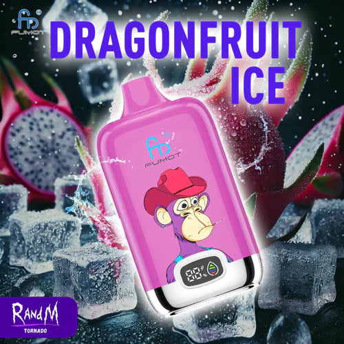 Randm Tornado 12K Puff 12000 Taff Dragon Fruit Ice Vape Jetables