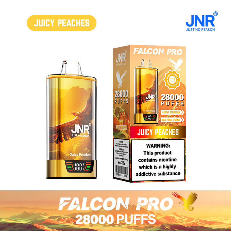 JNR Vape Falcon Pro 28000 Puffs Juicy Peaches