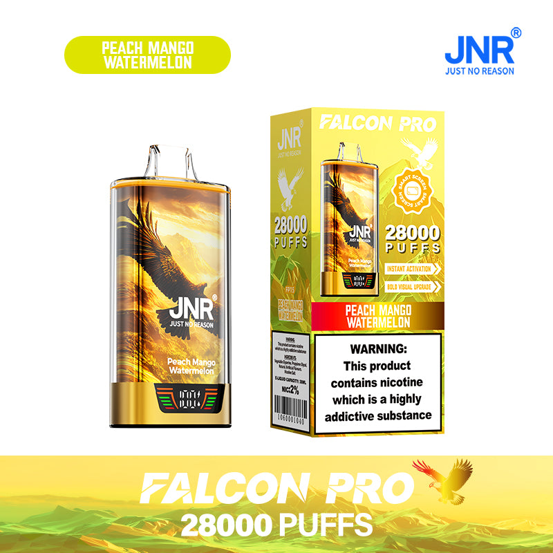 JNR Falcon Pro 28000 Bouffées Peach Mango Watermelon