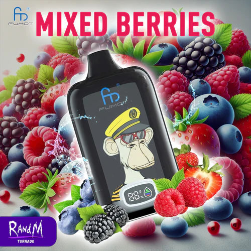 Puff 12K Bouffees Big Puffs Power Mixed Berries Gout Cigarette électronique Jetable