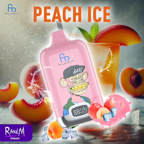 Peach Ice Gout - Liquideo Puff 12K Bouffees Big Puffs Vape Jetable