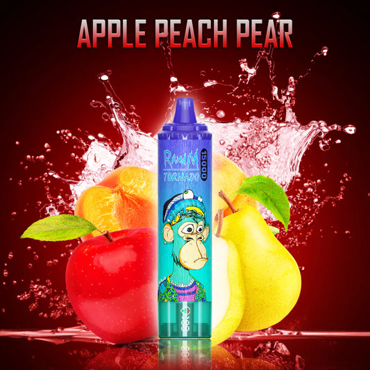 Randm Tornado 15K Puff Jetable Vape - Apple Peach Pear