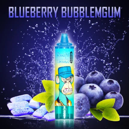 Blueberry Bubblegum - RandM Tornado Puff 15000 Taff Monouso Vape