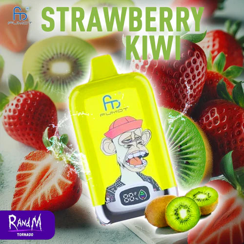 Strawberry Kiwi - Fumot Vape Puff 12000 Taff Cigarette électronique Jetable