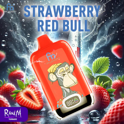 Gout de Puff 12K Bouffees Strawberry Red Bull Saveur Cigarette électronique Jetable