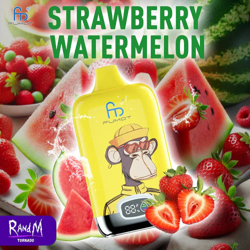 Puff 12K Bouffees Strawberry Watermelon Gout Cigarette électronique Jetable