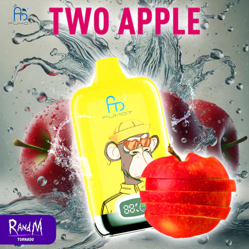 Two Apple Gout de Big Puffs Power Puff 12K Cigarettes électroniques Jetables