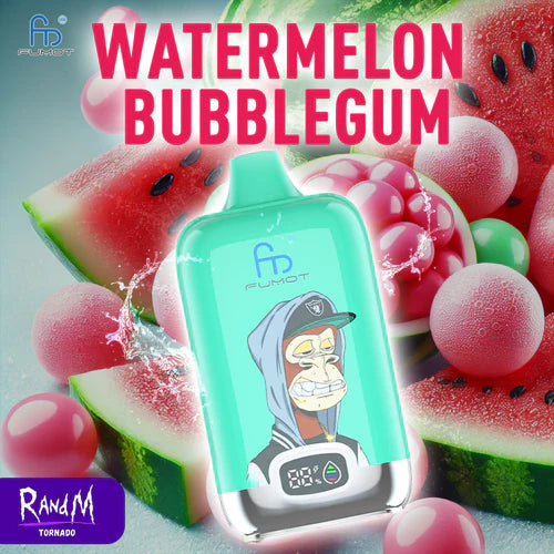 Puff Tornado Vape Jetable Watermelon Bubblegum Gout de Puffs 12000 Taff