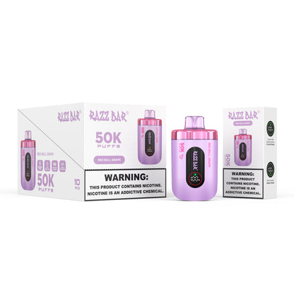 650 mAh rechargeable Puff Razz Bar 50K Taff