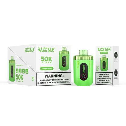 650 mAh rechargeable Puff Razz Bar 50K Taff