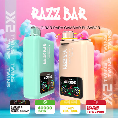 Puff Razz Bar 40000 Taff Double saveur