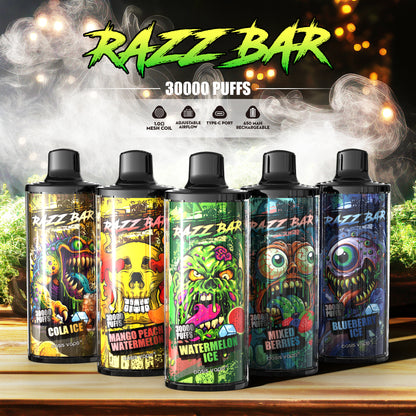 Razz Bar 30000 Puffs Vape 1.0 Ω Mesh Coil