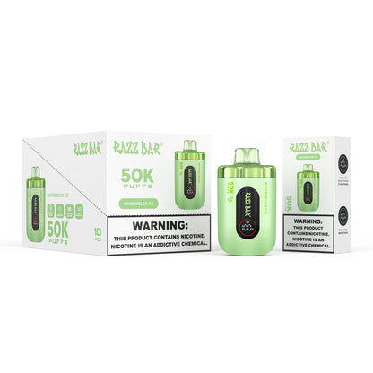 650 mAh rechargeable Puff Razz Bar 50K Taff