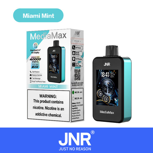 Puff 40k JNR Vape Jetable Miami Mint Cigarettes électroniques